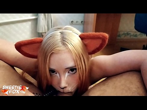 ❤️ Kitsune ਉਸ ਦੇ ਮੂੰਹ ਵਿੱਚ ਡਿਕ ਅਤੇ ਕਮ ਨਿਗਲ ☑ ਸਾਡੇ 'ਤੇ